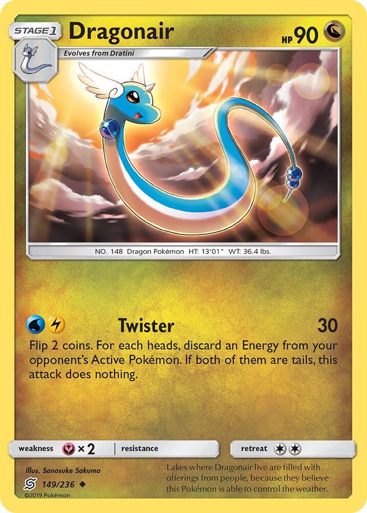 Dragonair (149) Uncommon SM - Unified Minds 149/236 NM