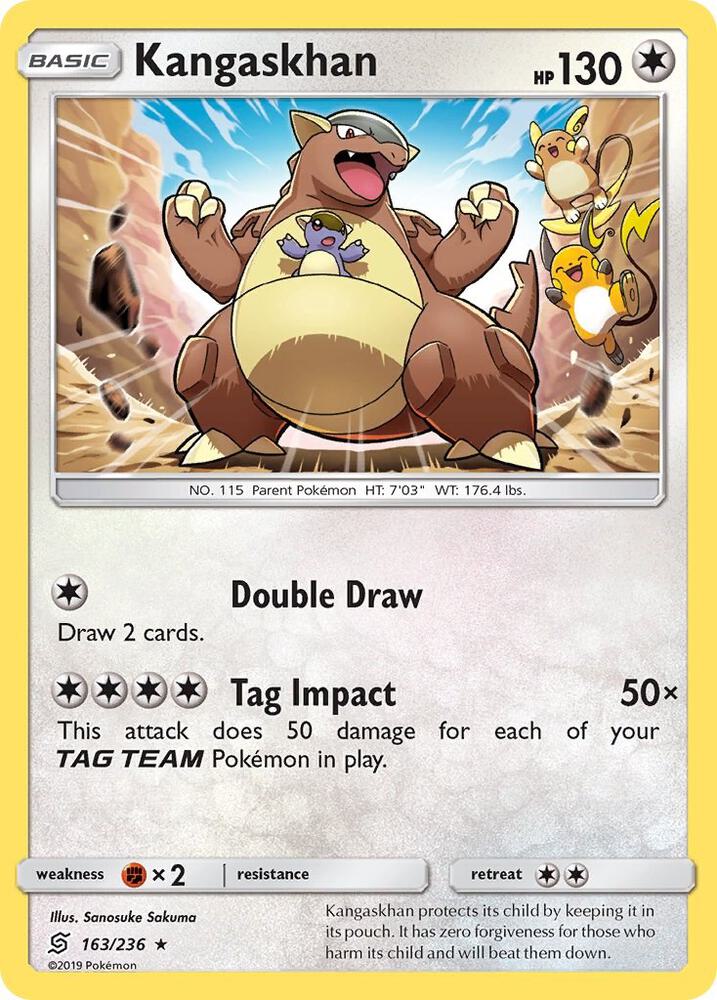 Kangaskhan Holo Rare SM - Unified Minds 163/236 LP