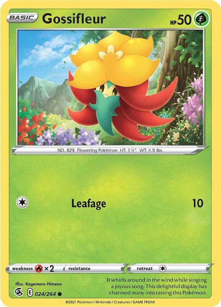 Gossifleur Common SWSH08: Fusion Strike 024/264 NM