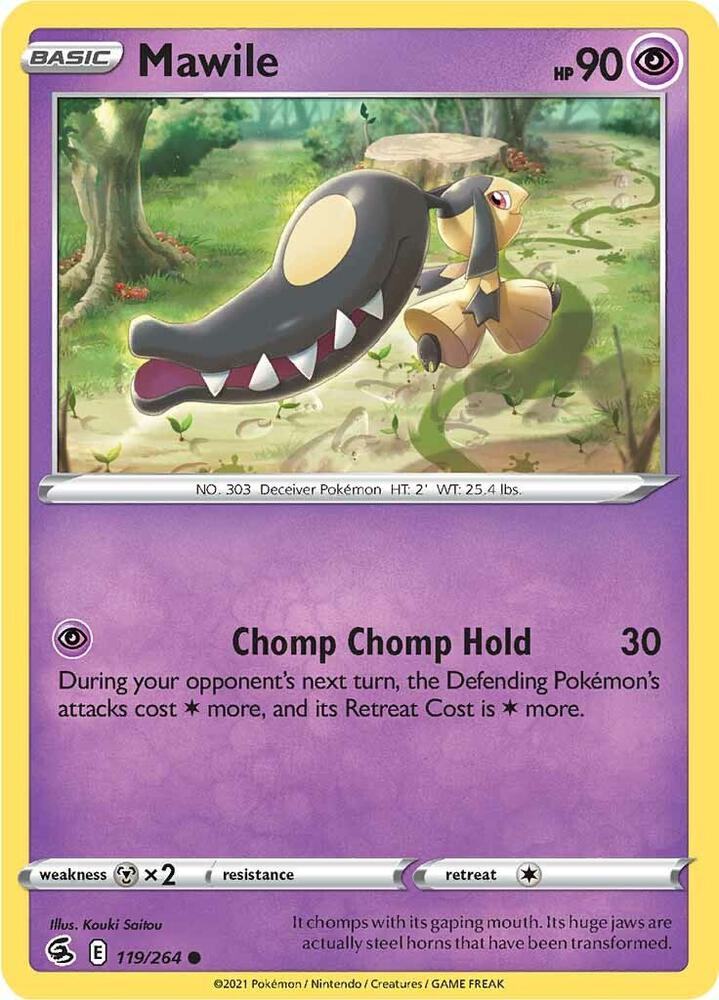Mawile Common SWSH08: Fusion Strike 119/264 NM