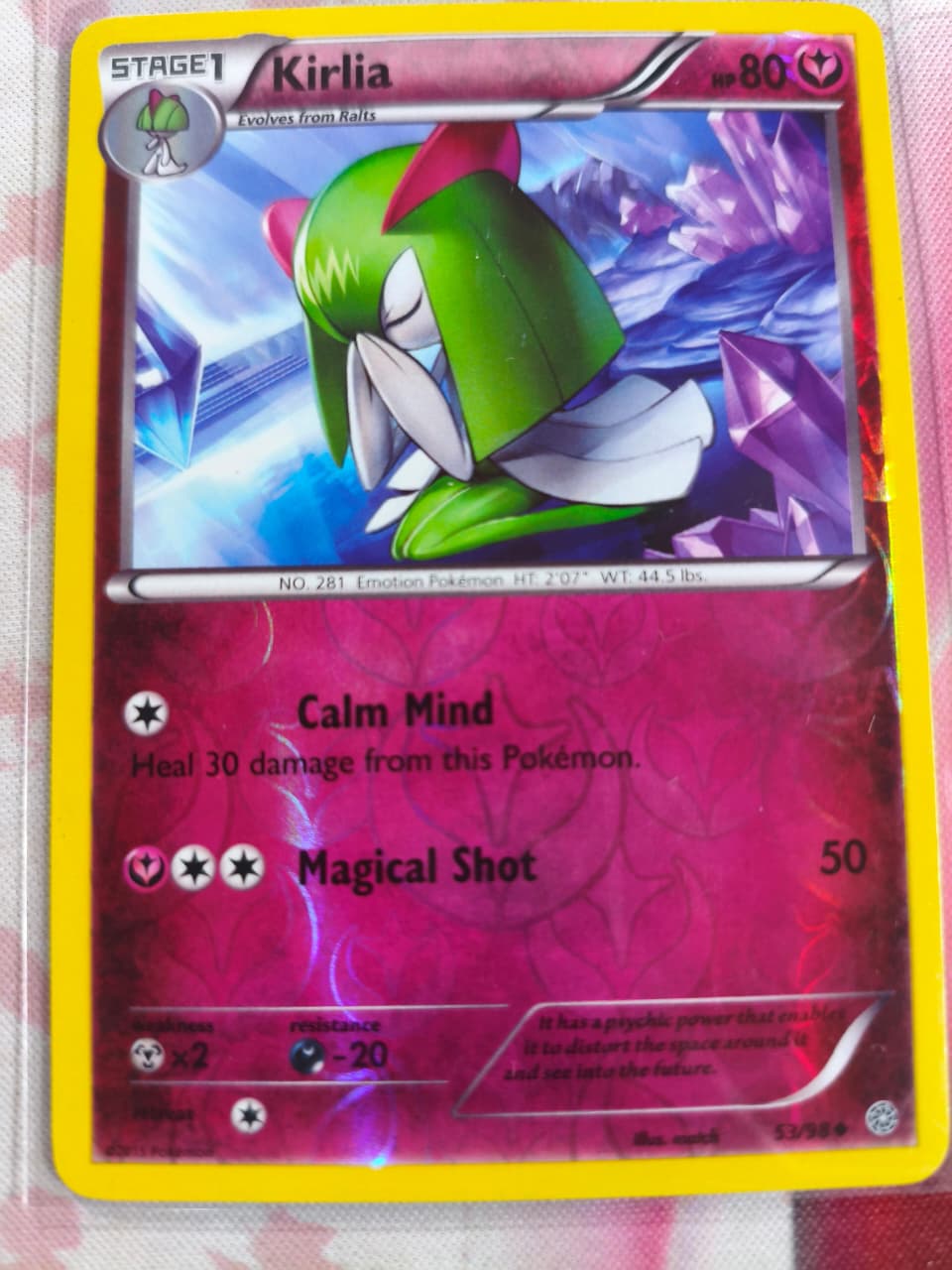 Kirlia Reverse Holo Uncommon XY - Ancient Origins 53/98 NM