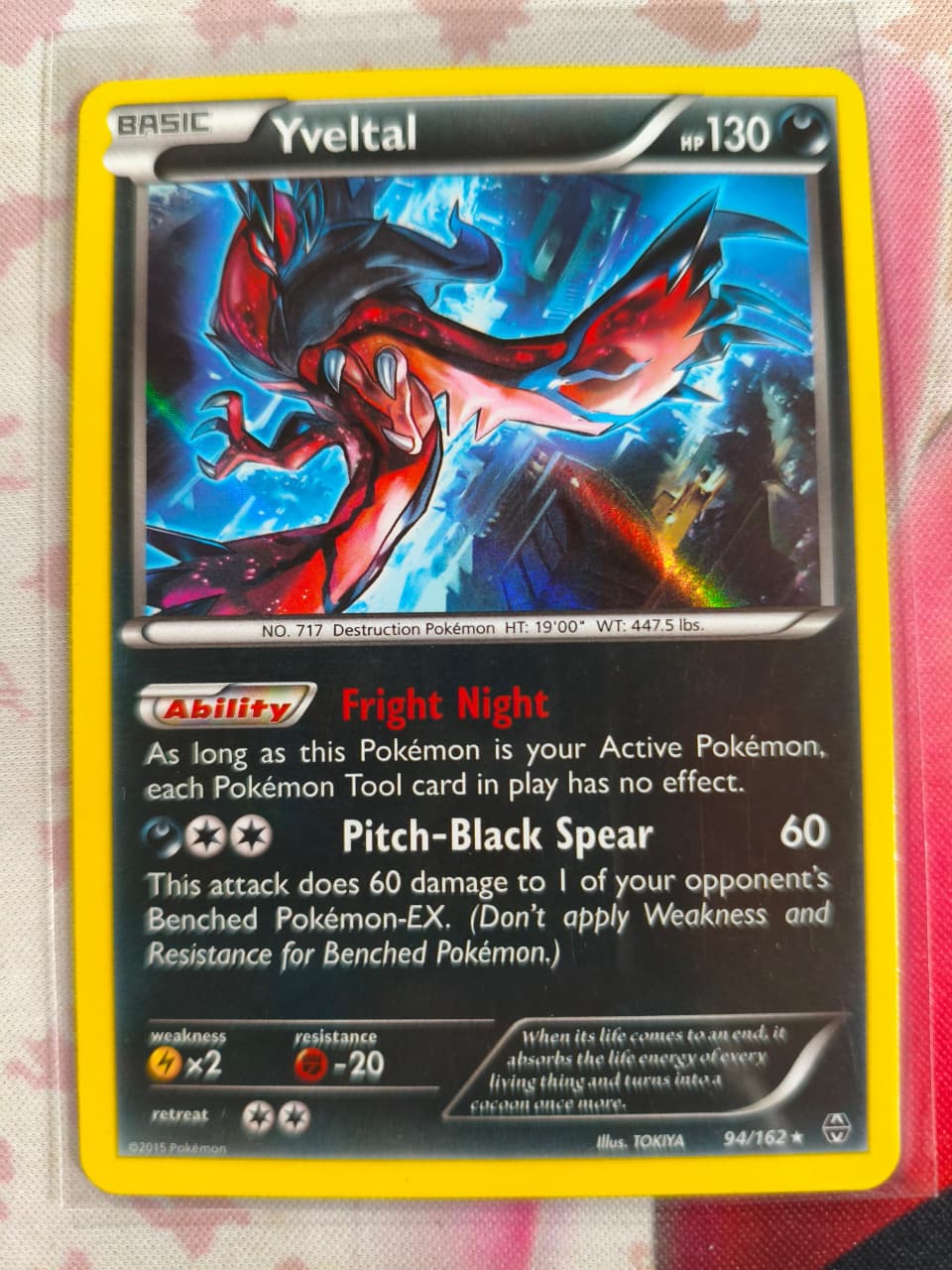 Yveltal Holo Holo Rare XY - BREAKthrough 94/162 NM
