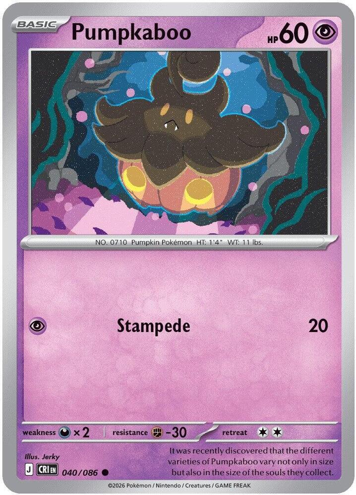 Pumpkaboo Common ME04: Chaos Rising 040/086 NM