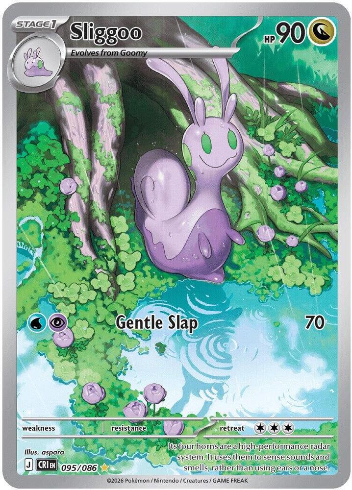 Sliggoo - 095/086 Holo Illustration Rare ME04: Chaos Rising 095/086 NM