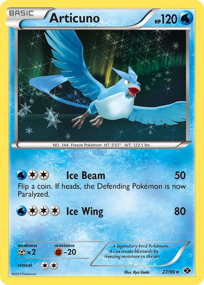 Articuno Holo Rare Next Destinies 27/99 LP