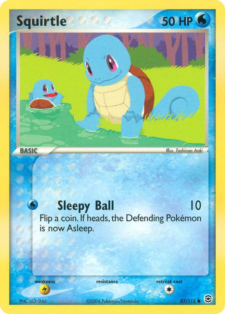 Squirtle Common EX FireRed & LeafGreen 82/112 LP