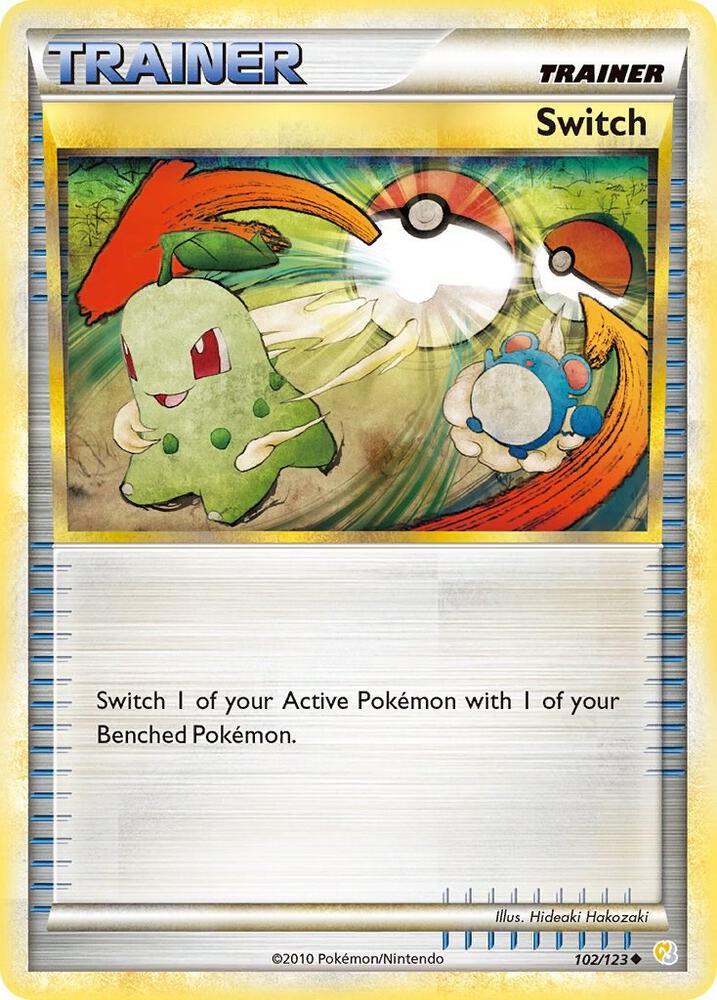 Switch Uncommon HeartGold SoulSilver 102/123 NM