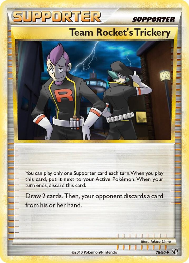 Team Rocket's Trickery Uncommon Undaunted 78/90 LP