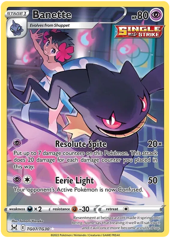 Banette Trainer Gallery - Lost Origin