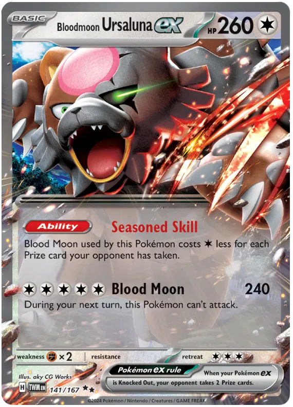 Bloodmoon Ursaluna EX - Twilight Masquerade