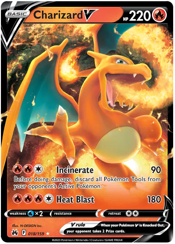 Charizard V - Crown Zenith