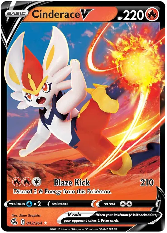 Cinderace V 43 - Fusion Strike