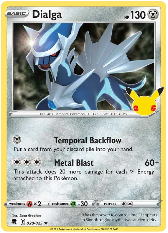 Dialga Holografico - Celebrations