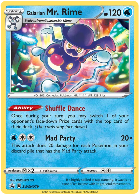 Galarian Mr. Rime - Sword & Shield Promo