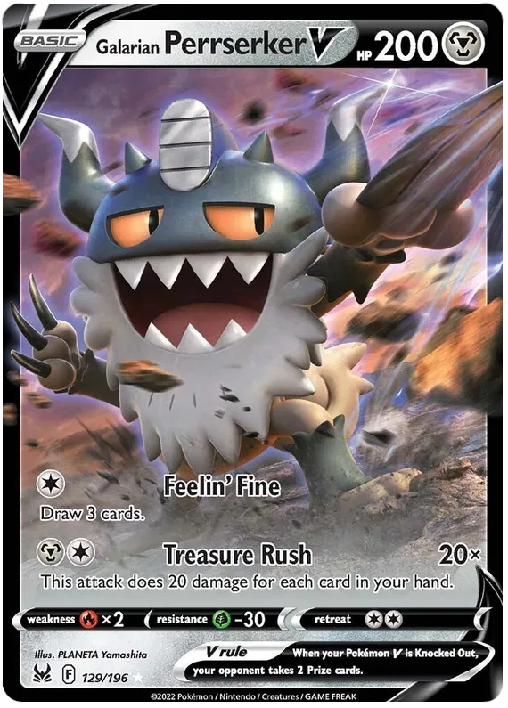Galarian Perrserker V - Lost Origin