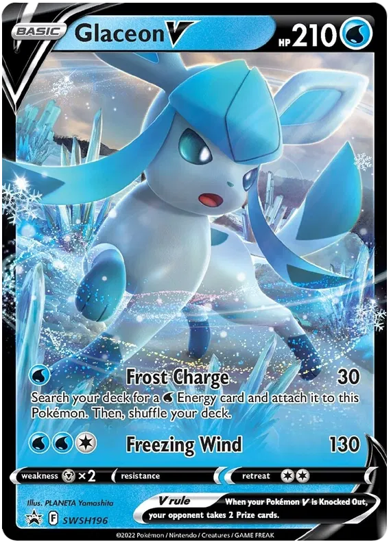 Glaceon V - Sword & Shield Promo