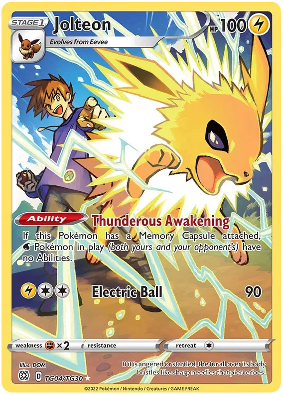 Jolteon Trainer Gallery - Brilliant Stars