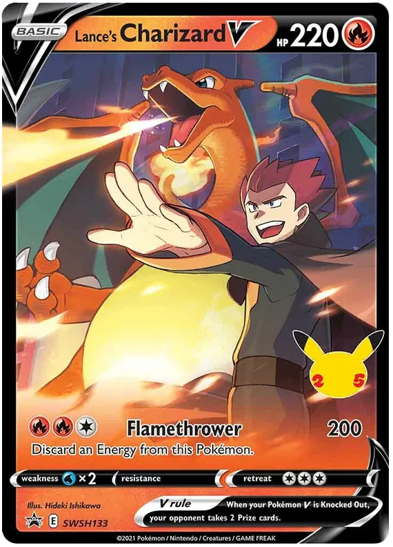 Lance's Charizard V - Celebrations