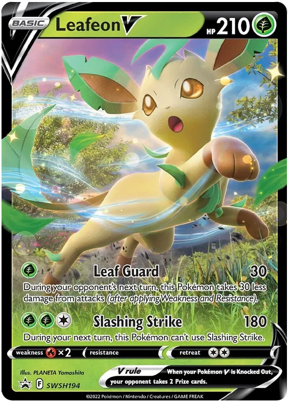 Leafeon V - Sword & Shield Promo