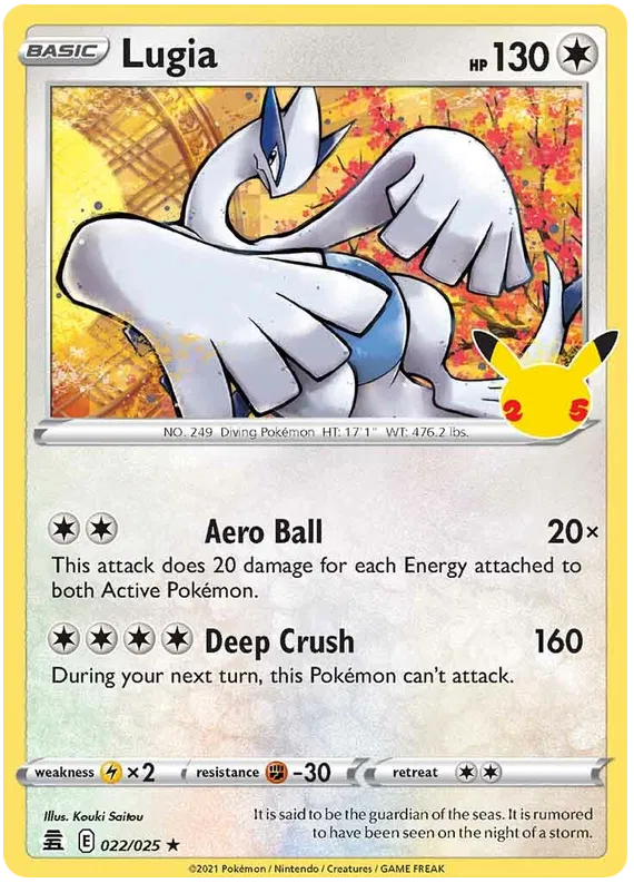 Lugia Holografico - Celebrations