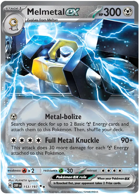 Melmetal EX - Obsidian Flames