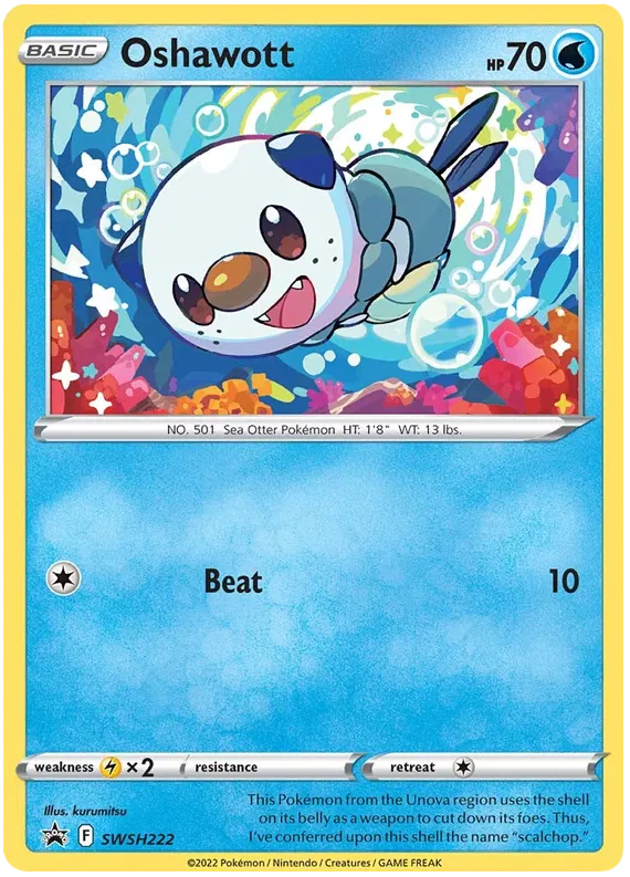 Oshawott Holografico - Sword & Shield Promo