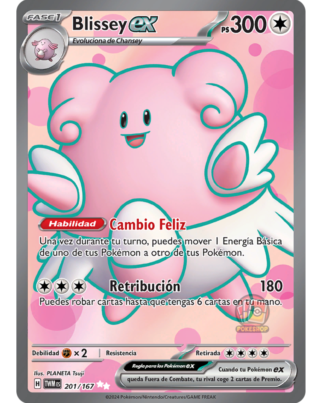 Blissey EX Full Art - Mascarada Crepuscular