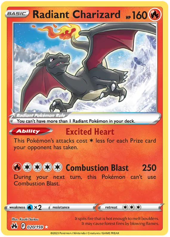 Radiant Charizard - Crown Zenith