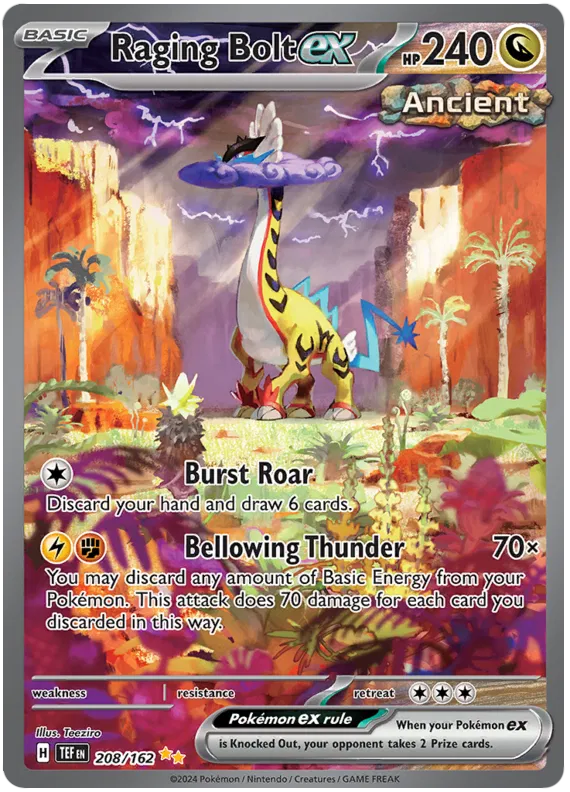Raging Bolt EX Special Illustration - Temporal Forces