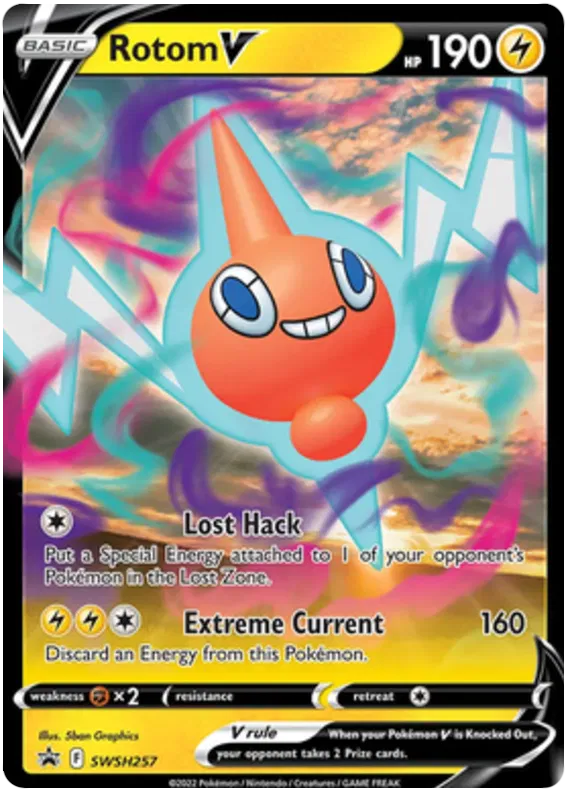 Rotom V - Sword & Shield Promo