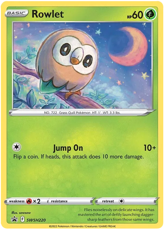 Rowlet Holografico - Sword & Shield Promo