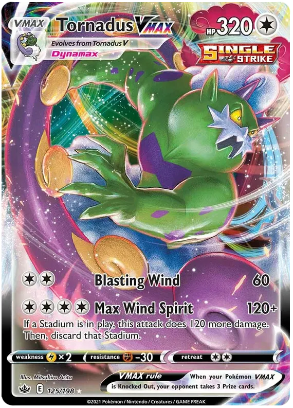 Tornadus VMAX - Chilling Reign