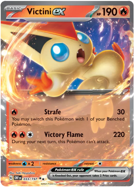Victini EX - Obsidian Flames