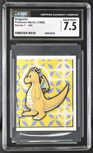 Dragonite Pokemon Merlin 1998 - CGC 7.5