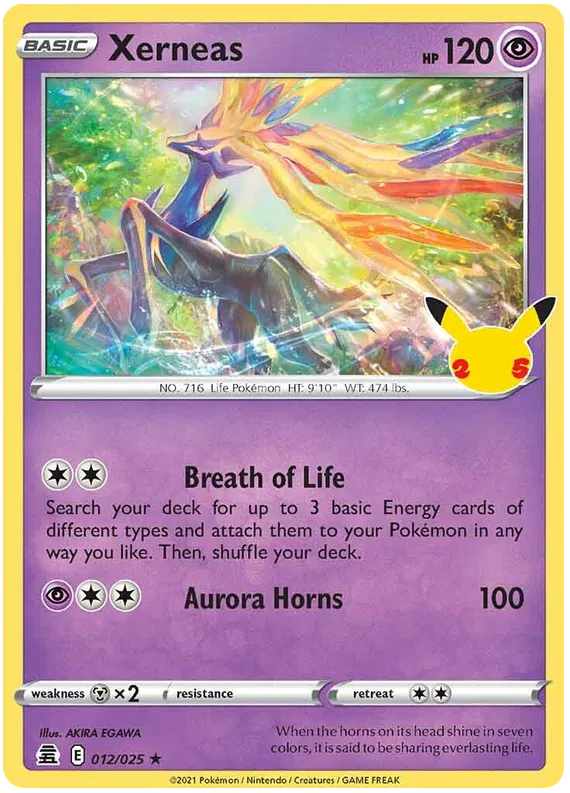 Xerneas Holografico - Celebrations