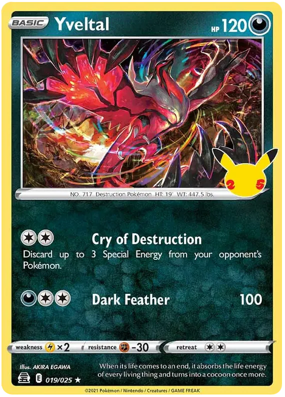 Yveltal Holografico - Celebrations