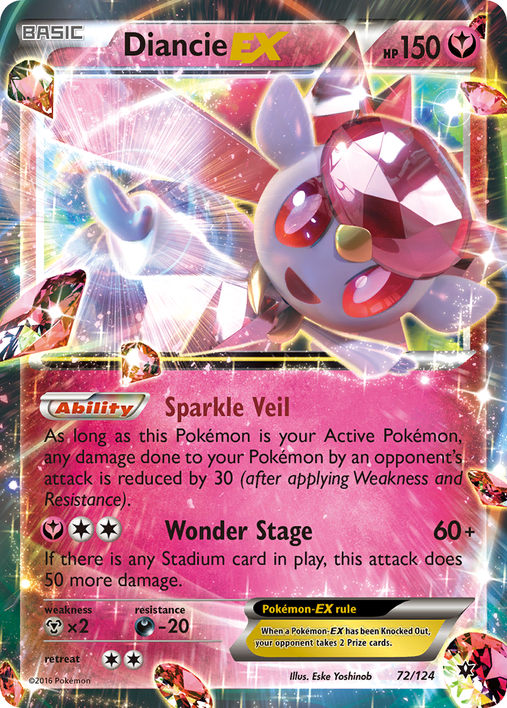 Diancie EX - Fates Collide