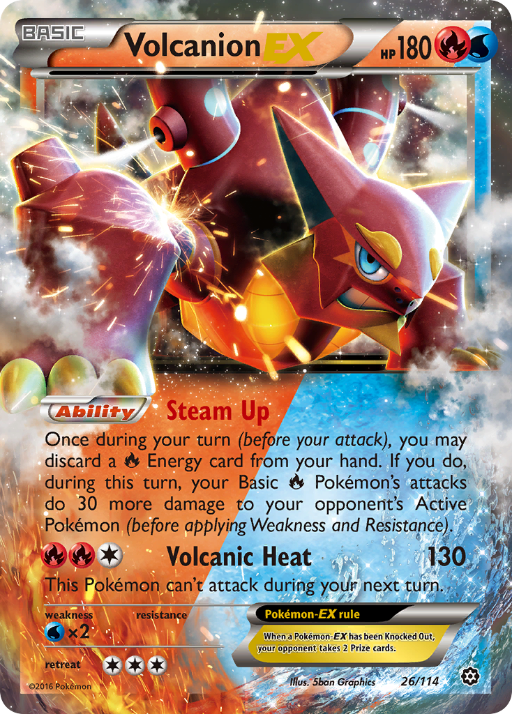 Volcanion EX - Steam Siege