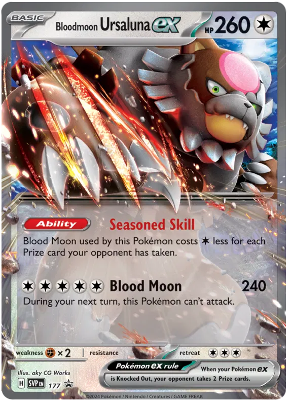 Bloodmoon Ursaluna EX - Scarlet & Violet Promo