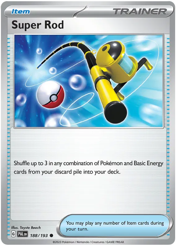 Super Rod Reverse Holografico - Paldea Evolved