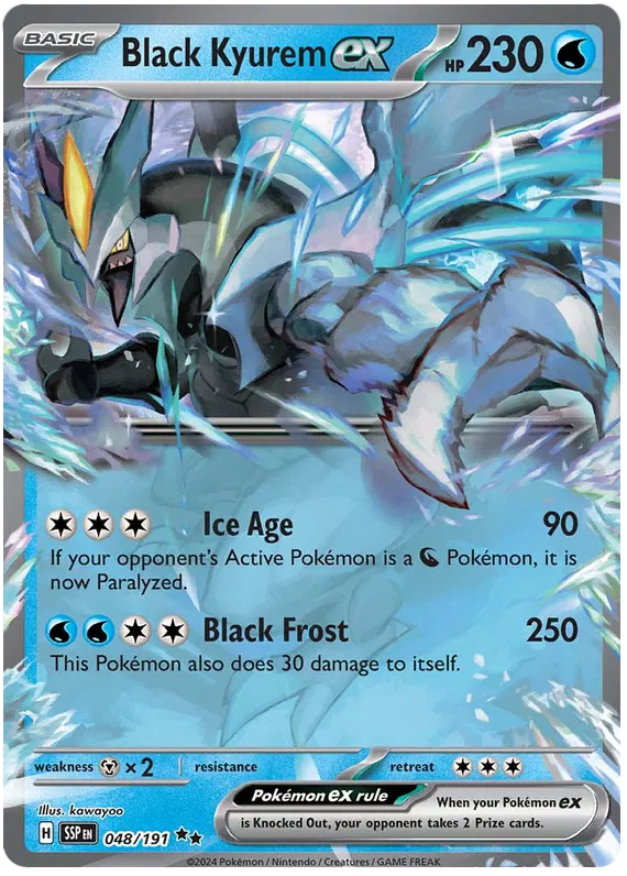 Black Kyurem EX - Surging Sparks