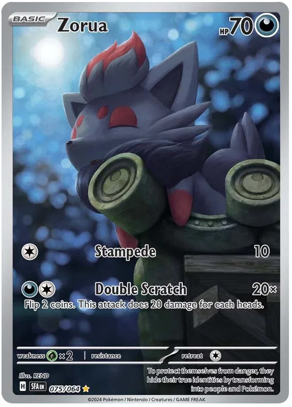 Zorua Illustration - Shrouded Fable