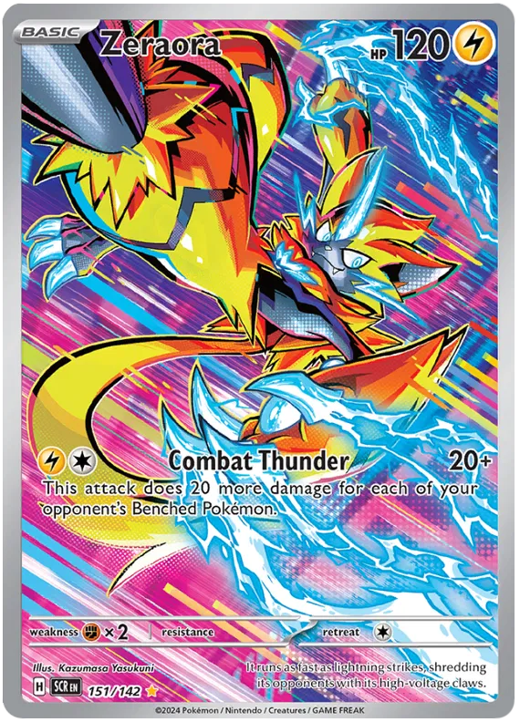 Zeraora Illustration - Stellar Crown