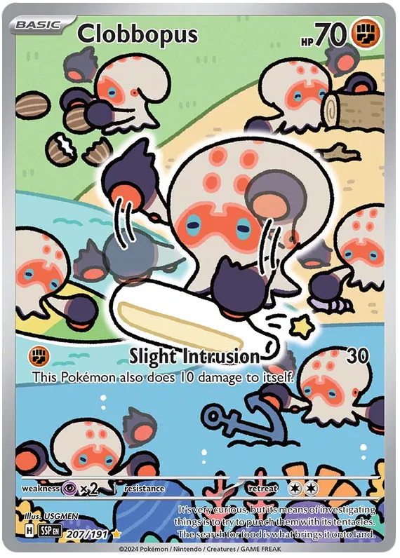 Clobbopus Illustration - Surging Sparks