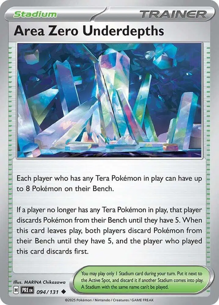 Area Zero Underdepths Reverse Holografico - Prismatic Evolutions