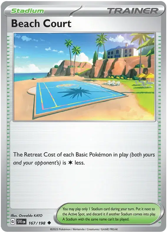 Beach Court - Scarlet & Violet Base Set