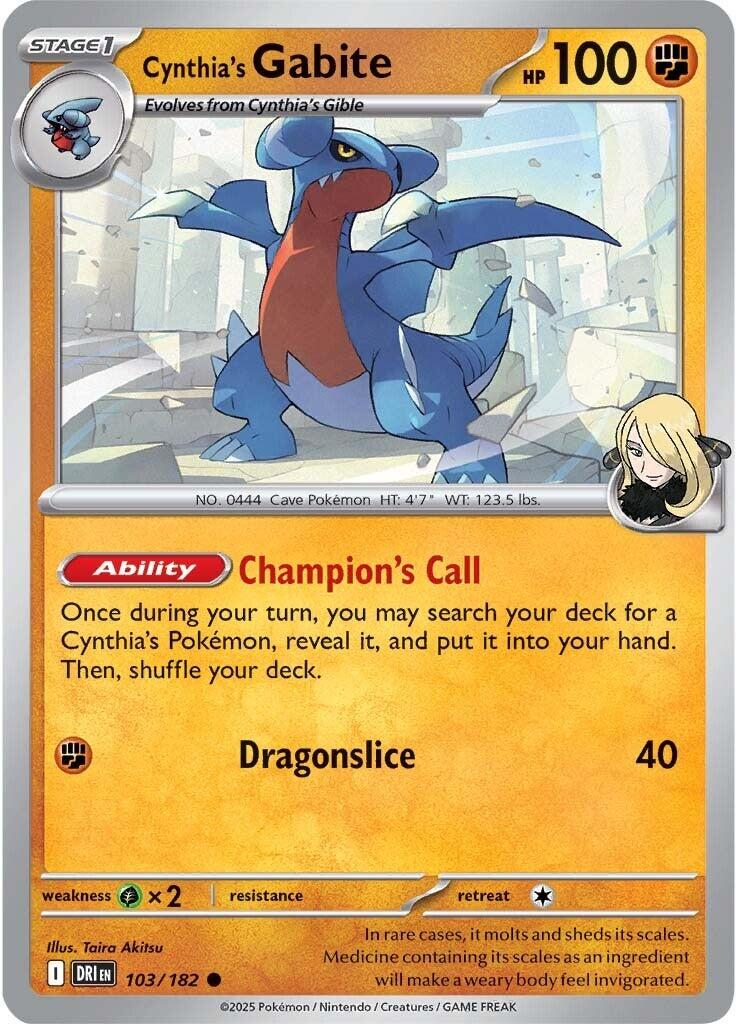 Cynthia's Gabite - Destined Rivals