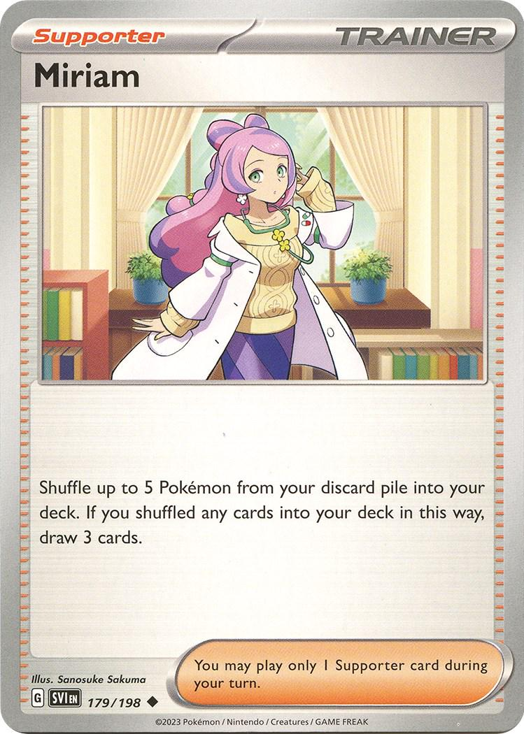 Miriam Reverse Holografico - Scarlet & Violet Base Set