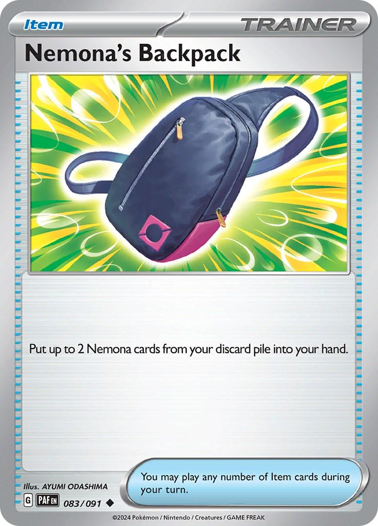 Nemona's Backpack - Paldean Fates