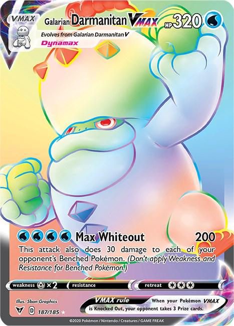 Galarian Darmanitan VMAX Rainbow - Vivid Voltage